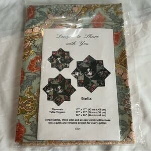 Stella Quilted Placemate Table Topper Patterns by Designs To Share With You